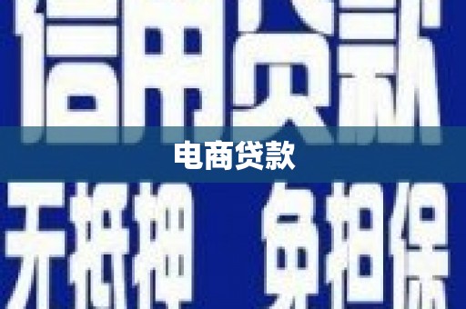 山东电商贷款