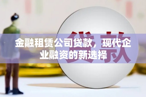 金阳金融租赁公司贷款，现代企业融资的新选择