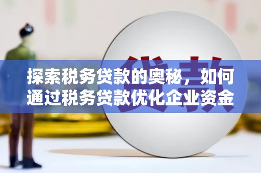 白河探索税务贷款的奥秘，如何通过税务贷款优化企业资金流