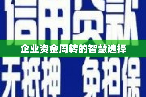 东势企业资金周转的智慧选择