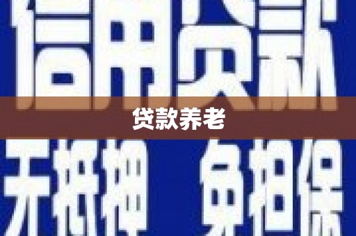 周口贷款养老