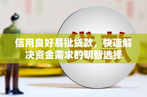 漳平信用良好易批贷款，快速解决资金需求的明智选择