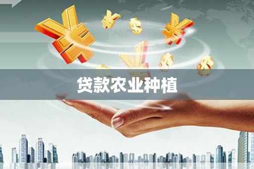 弋江贷款农业种植