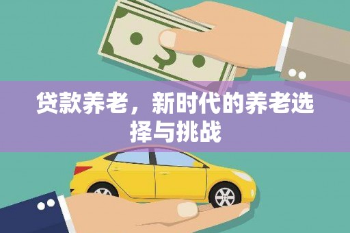 万年贷款养老，新时代的养老选择与挑战