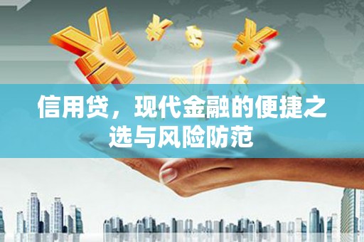 宣威信用贷，现代金融的便捷之选与风险防范