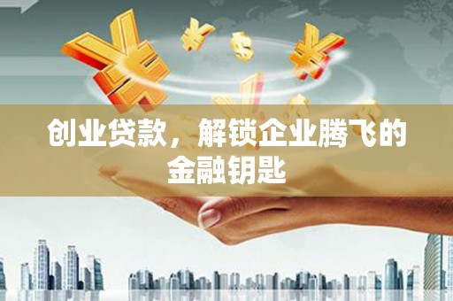泰安创业贷款，解锁企业腾飞的金融钥匙