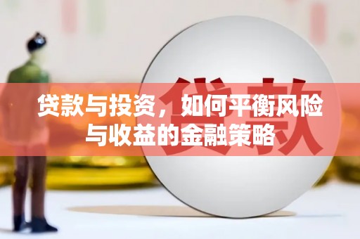 芒市贷款与投资，如何平衡风险与收益的金融策略