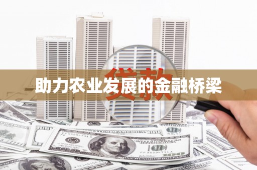 沙鹿助力农业发展的金融桥梁