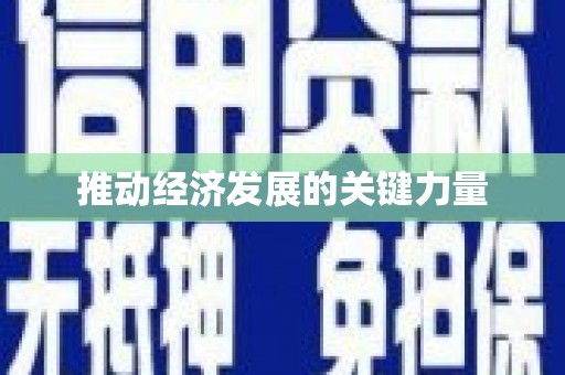 金东推动经济发展的关键力量